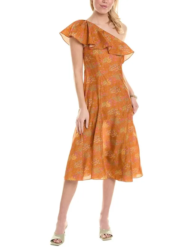 Silk Midi Dress