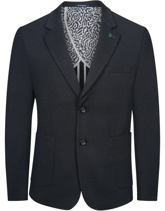 Slim Fit Waffle Performance Stretch Solid Sport Coat