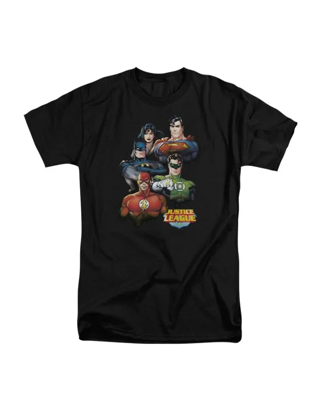Justice League Of America Group Portrait Short Sleeve Tee