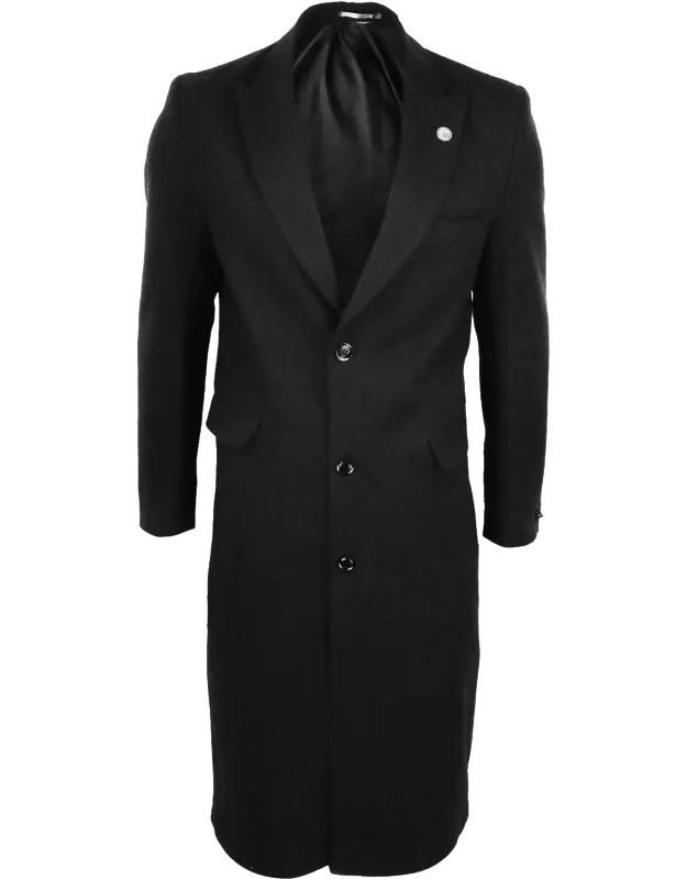 Full Length Overcoats Wool Mix Peaky Blinders