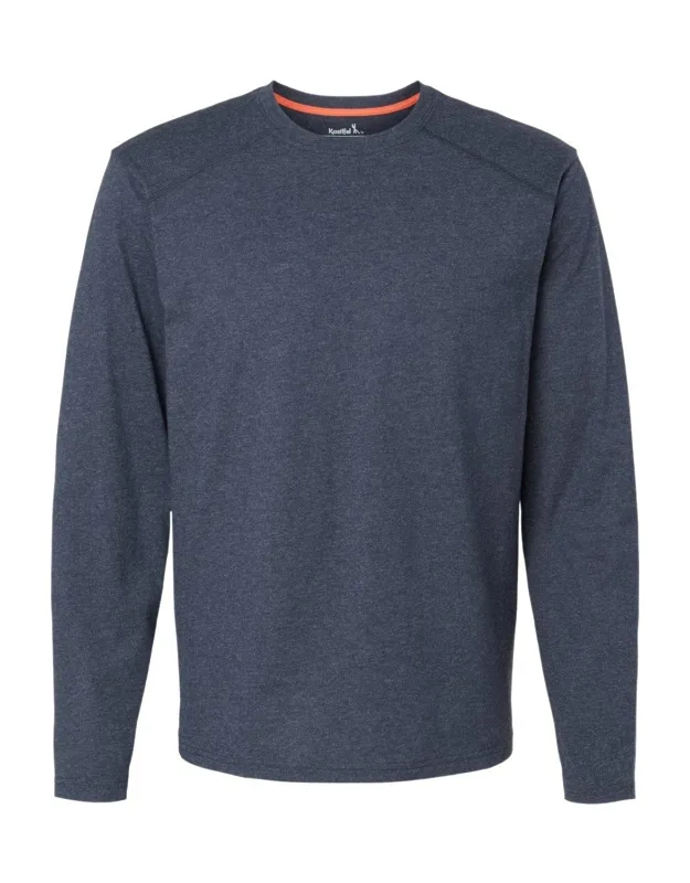 Kastlfel Recycledsoft Long Sleeve T-shirt, Eco-enzyme Finish, Contemporary Fit