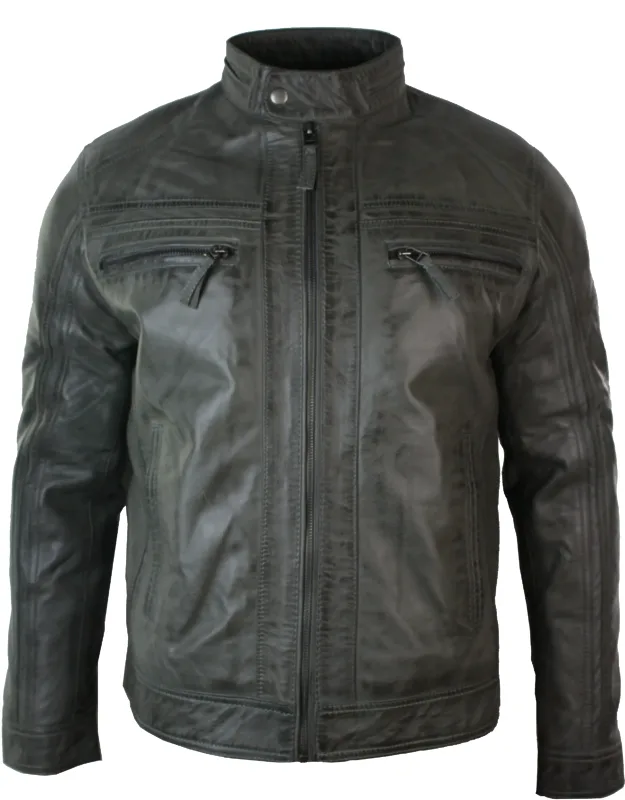 Zipped Biker Jacket