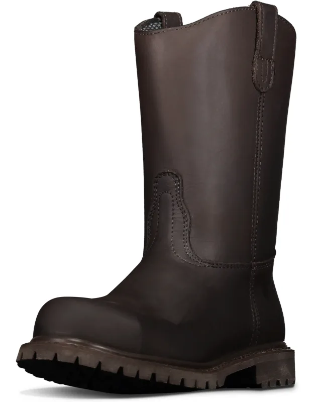 10" Wellington Steel Toe Work Boots