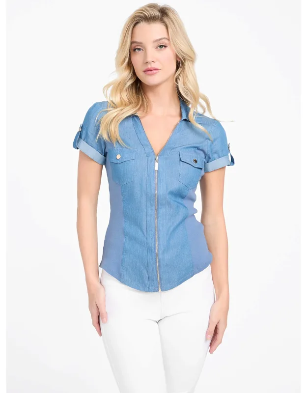 Chambray Top