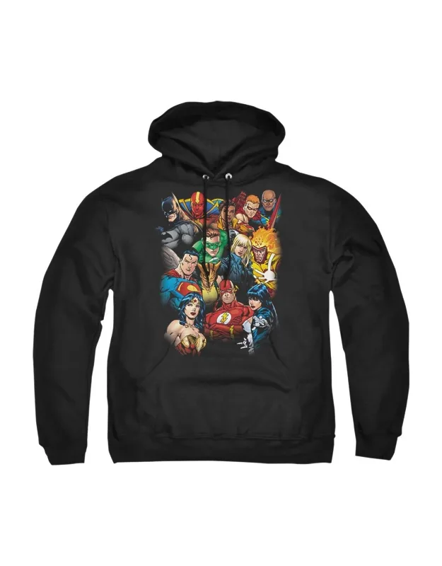 Justice League Of America The League's All Here Pullover Hoodie