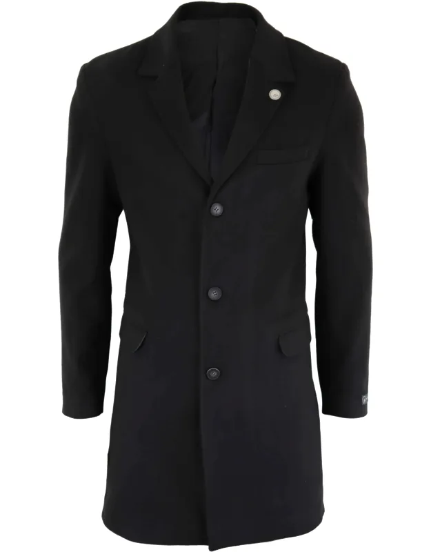 Long Wool Mix Overcoats