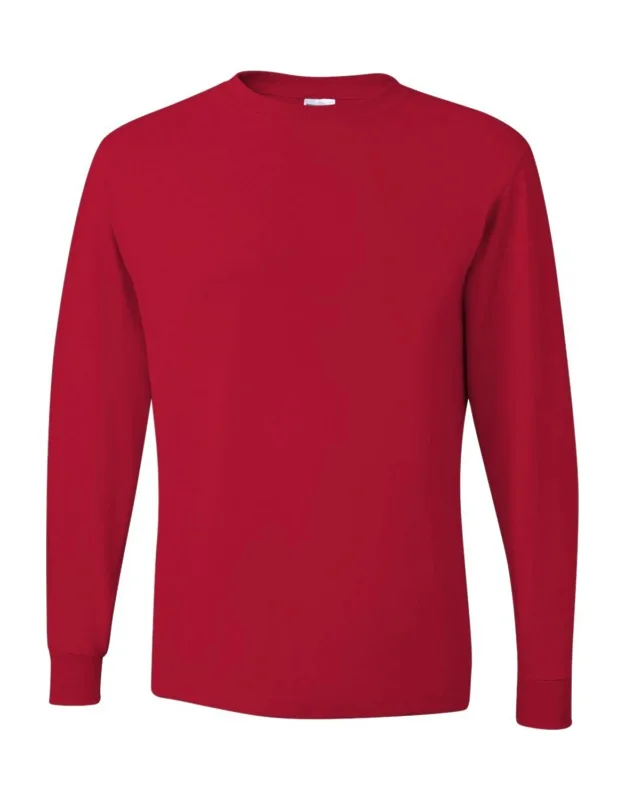 Dri-power Long Sleeve T-shirt With Advanced Moisture-management Performance And Noticeably Softer Hand
