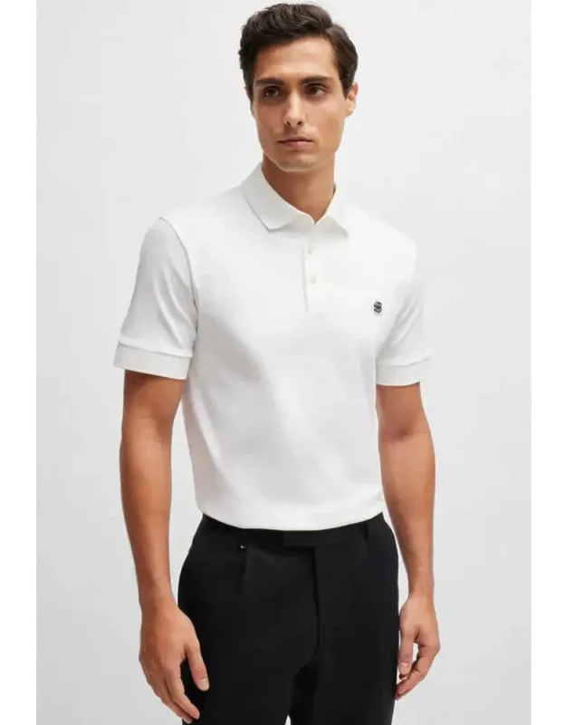 Parris 01 Metal Logo Polo Shirt