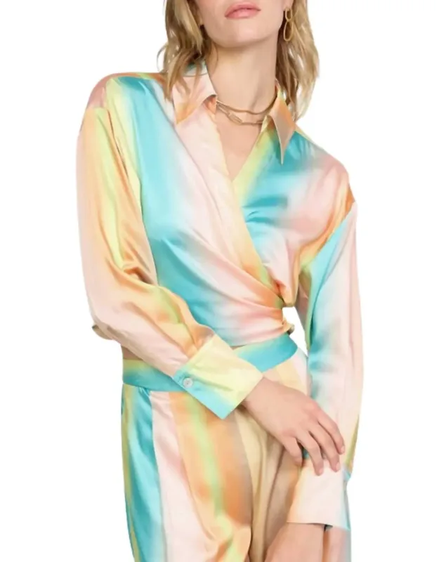 Gradation Print Top