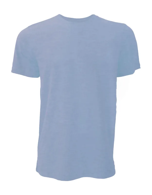 Canvas Jersey Crew Neck Short Sleeve T-shirt - Ribbed Neckline, Slim Fit