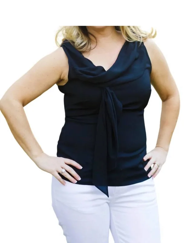 Sleeveless Top With Front Details