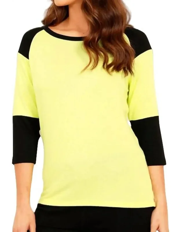 Baseball "t" Top - Tunic-style Blouse, Comfortable Fit