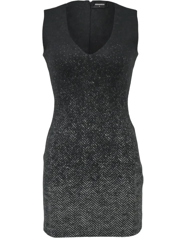 V-neck Mini Dress