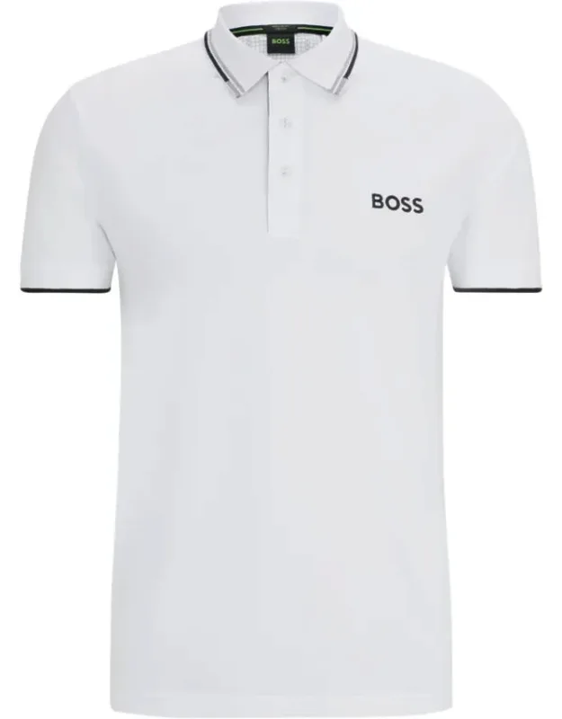 Polo Shirt With Contrast Logos