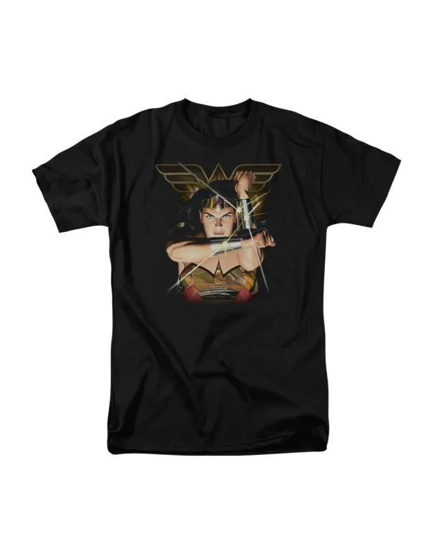 Justice League Deflection Short Sleeve Tee - 100% Cotton, Officially Licensed