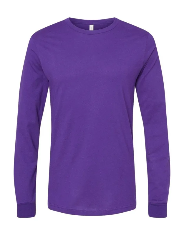 Jersey Long Sleeve Tee, 100% Airlume Combed And Ringspun Cotton, Retail Fit