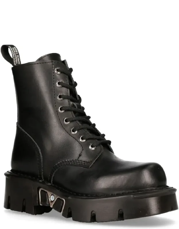 Gothic Military Biker Boots