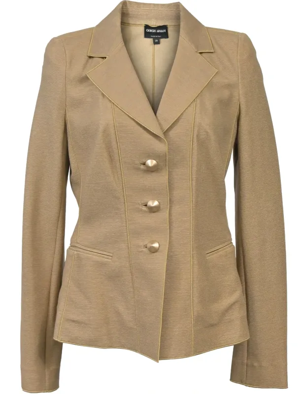 Single-breasted Piping Detail Blazer