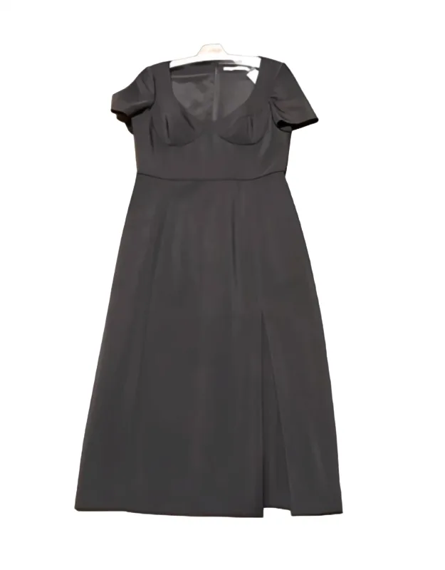 Short Sleeve Stretch Viscose Fitted Dress
