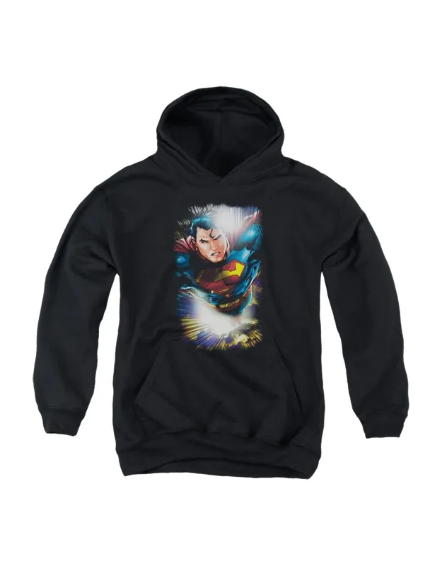 Superman In The Sky Hoodie - Stylish And Comfortable For Everyday Wear