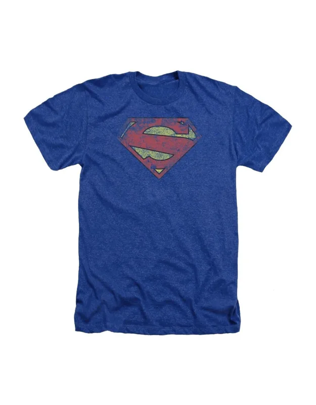 Superman New 52 Shield Heather Tee - Stylish For Everyday Wear