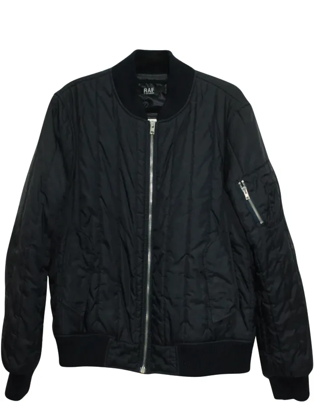 Quilted Bomber Jacket