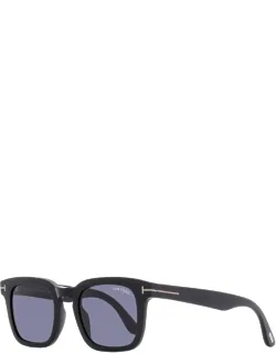 Tom Ford Square Sunglasses With 100% Uv Protection And Acetate Frame