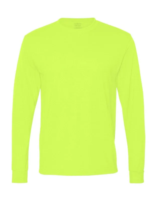Dri-power Performance Long Sleeve T-shirt With Moisture Management And Odor Control