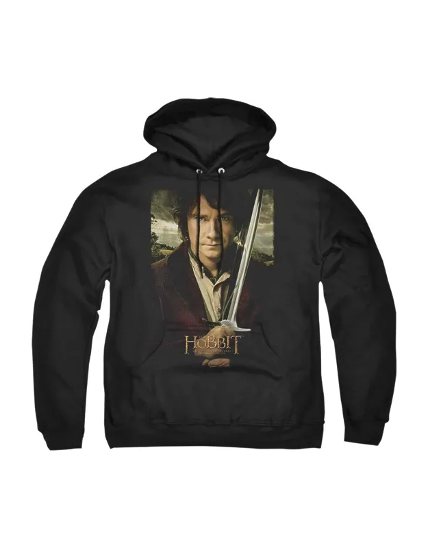 The Hobbit Baggins Poster Hoodie / Hooded Sweatshirt - Stylish For Everyday Wear, 50% Cotton And 50% Polyester
