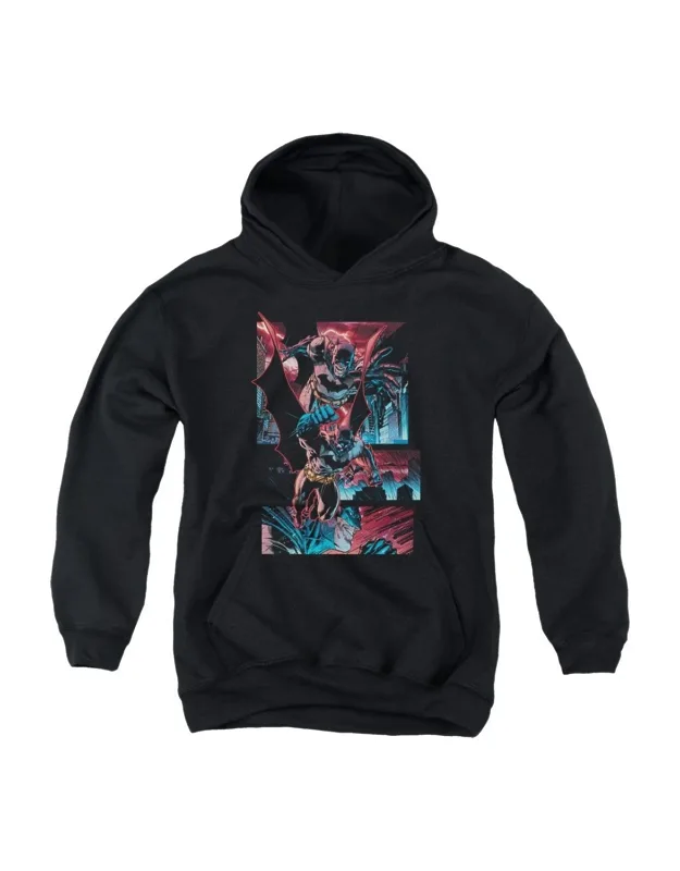 Batman Dark Knight Panels Pull Over Hoodie