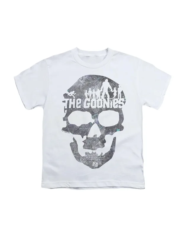 The Goonies Skull 2 Short Sleeve Youth Tee - Stylish For Everyday Wear, 100% Cotton