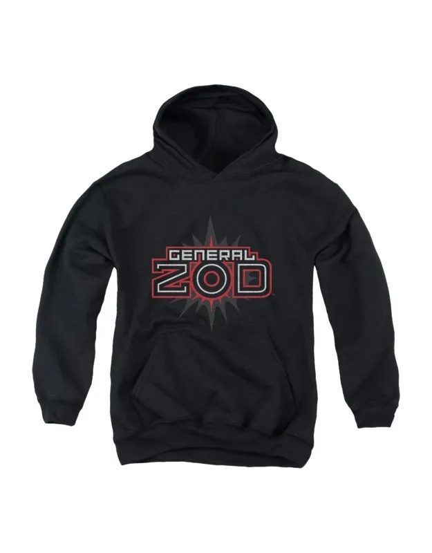 Superman Zod Logo Hoodie - Stylish For Everyday Wear, 50% Cotton And 50% Polyester