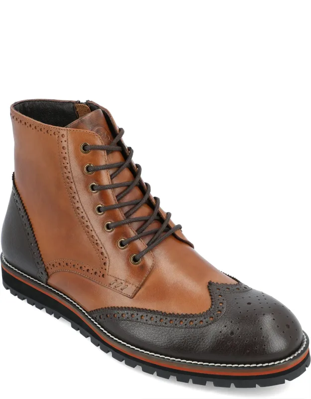 Elijah Wingtip Ankle Boots