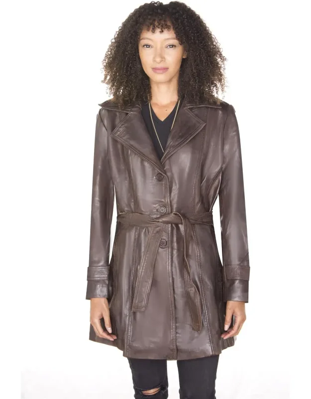 3/4 Length Trench Coat