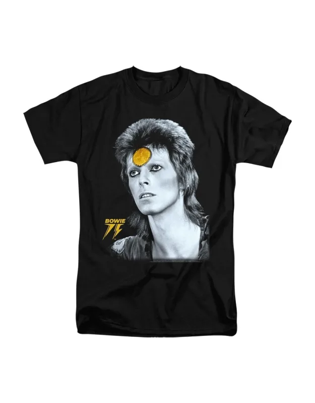 David Bowie Golden Bowie Short Sleeve Tee / T-shirt, Stylish For Everyday Wear