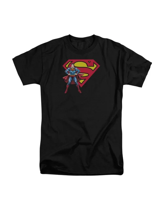Superman & Logo Short Sleeve Tee