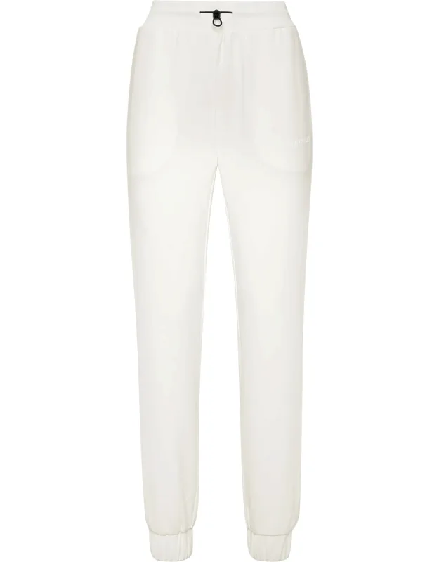Jogging Trousers With Elasticated Waistband And Two Slit Pockets
