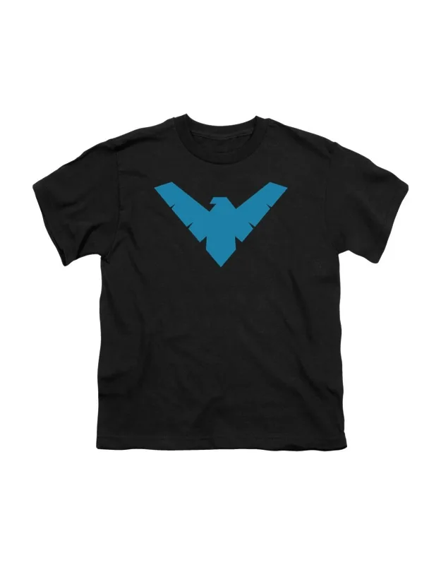 _batman Nightwing Symbol Short Sleeve Tee - Stylish Design, 100% Cotton_