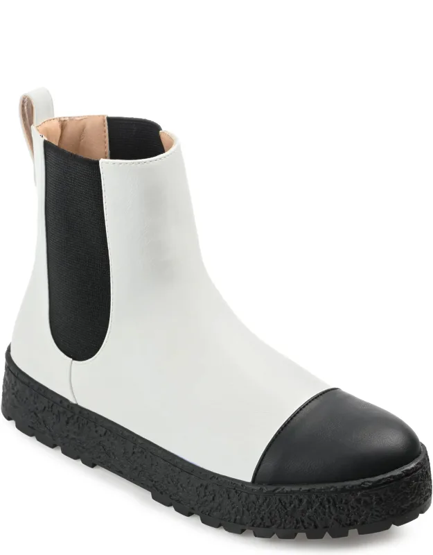 Jenie Bootie With Chunky Treaded Outsole And Tru Comfort Foam™ Footbed