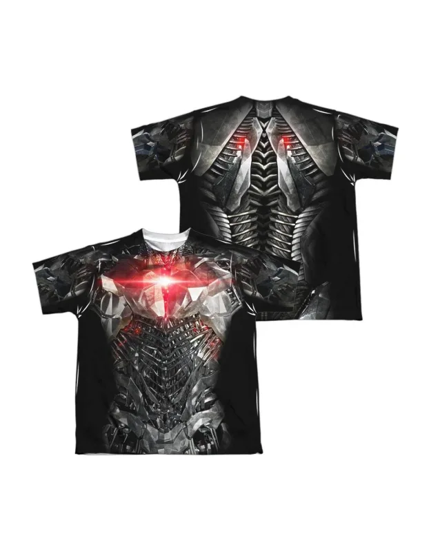 Cyborg Uniform (front/back Print) Short Sleeve Poly Crew Tee - Stylish For Everyday Wear, 100% Officially Licensed