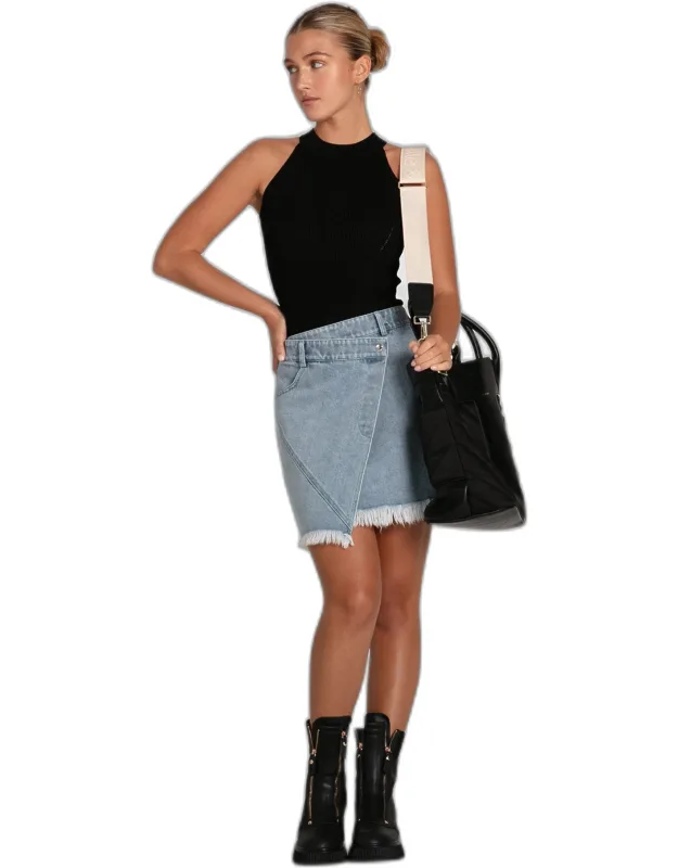 Denim Mini Skirt