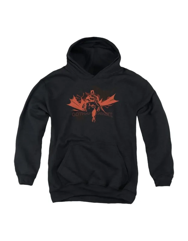 Batman Gotham Knight Youth Pull Over Hoodie - Stylish And Great For Everyday Wear