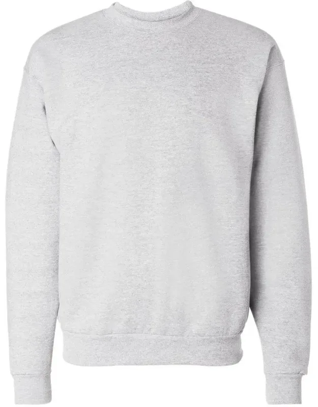 Ecosmart Crewneck Sweatshirt With Low-pill Fleece And Ribbed Cuffs
