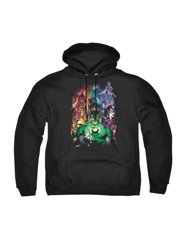 Green Lantern The New Guardians Adult Pull Over Hoodie / Hooded Sweatshirt, 50% Cotton And 50% Polyester