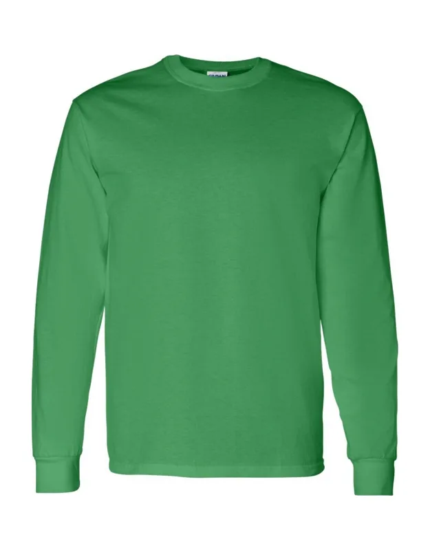 Gildan Heavy Cotton Long Sleeve T-shirt, Midweight Fabric, Classic Fit