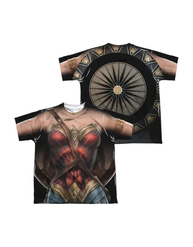 Wonder Woman Movie Uniform Short Sleeve Poly Crew Tee