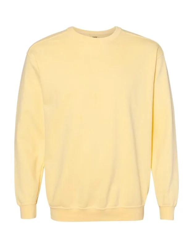 Garment-dyed Sweatshirt - Relaxed Fit, Soft Ring Spun Fleece