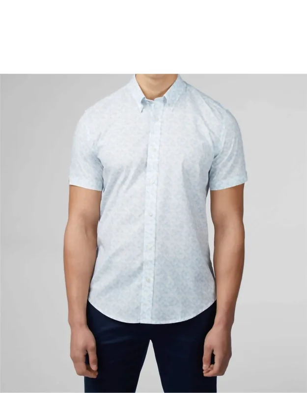 Optic Geo Print Short Sleeve Shirt