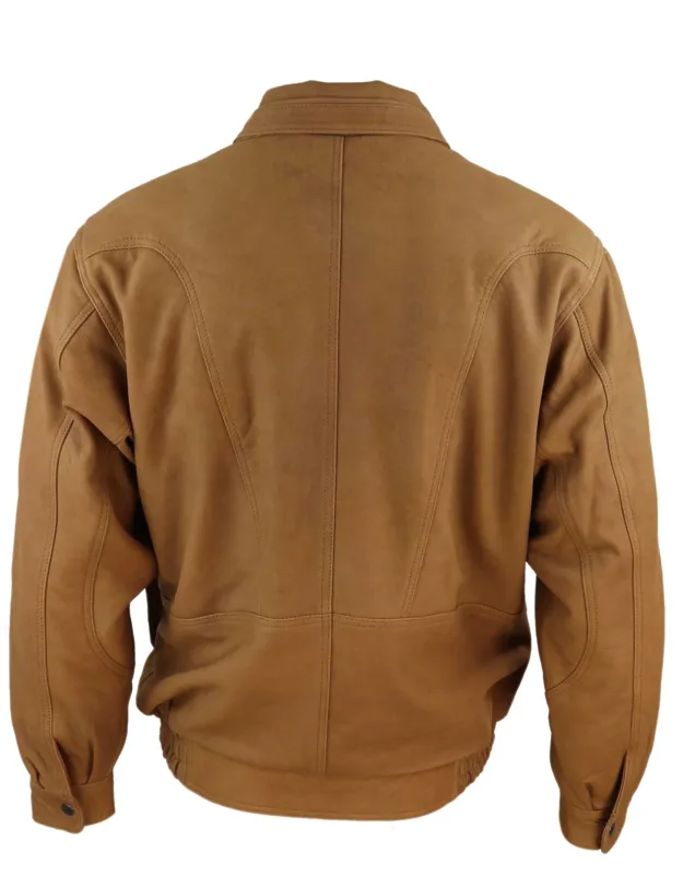 Leather Bomber Jacket