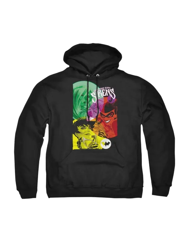 _batman Gotham Sirens Pull Over Hoodie / Hooded Sweatshirt - 50% Cotton, 50% Polyester_